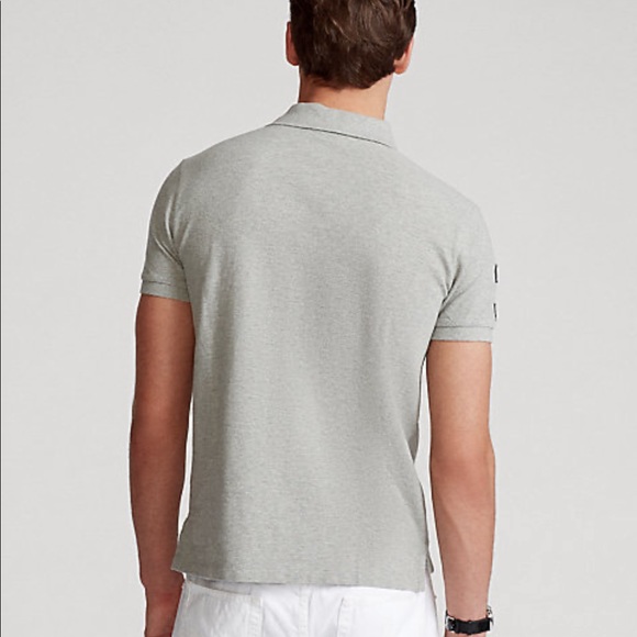 Ralph Lauren Polo NWT big pony collar shirt black gray white navy blue - Picture 10 of 16